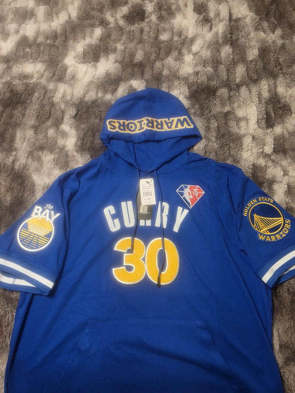 Stephen Curry #30 Golden State Warrior Pullover Hoodie - Royal Blue HEAVYWEIGHT!